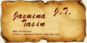 Jasmina Tašin vizit kartica